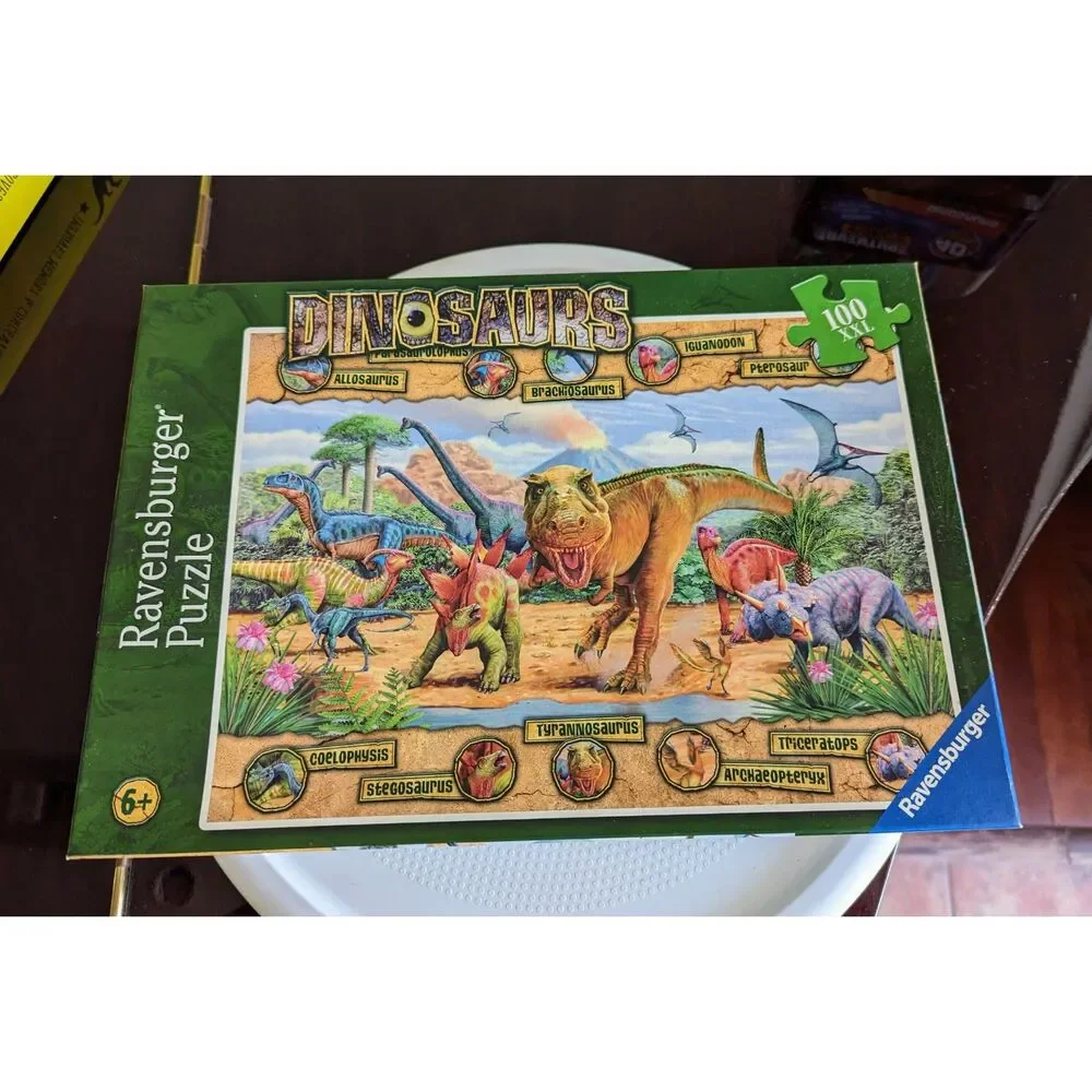 Bundle of 3 Dinosaurs theme Items (2 puzzles/bucket set)
